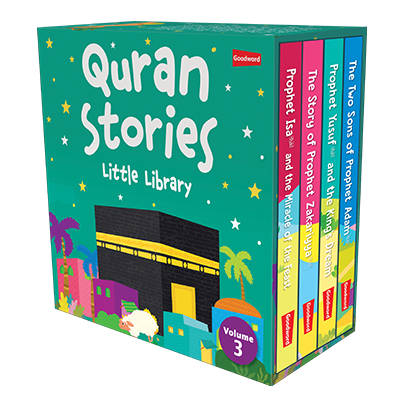 Quran Stories - Little Library - Vol. 3 (4 Board Books Set)