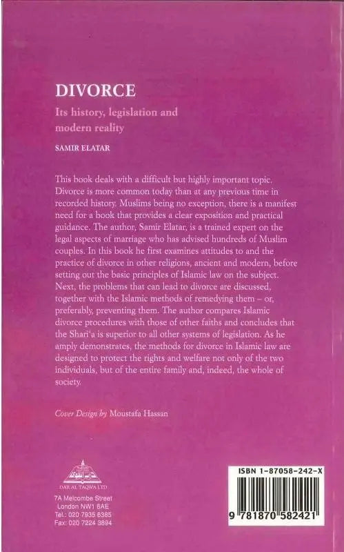 Divorce: Its History Legislation and Modern Reality