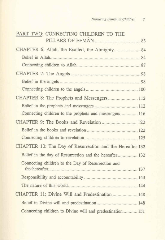 Nurturing Eeman In Children