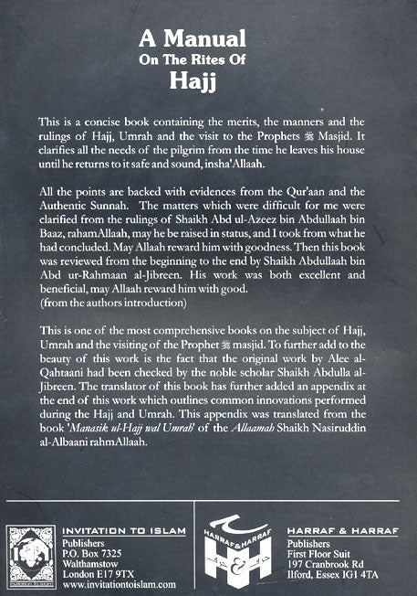 A Manual On The Rights of Hajj