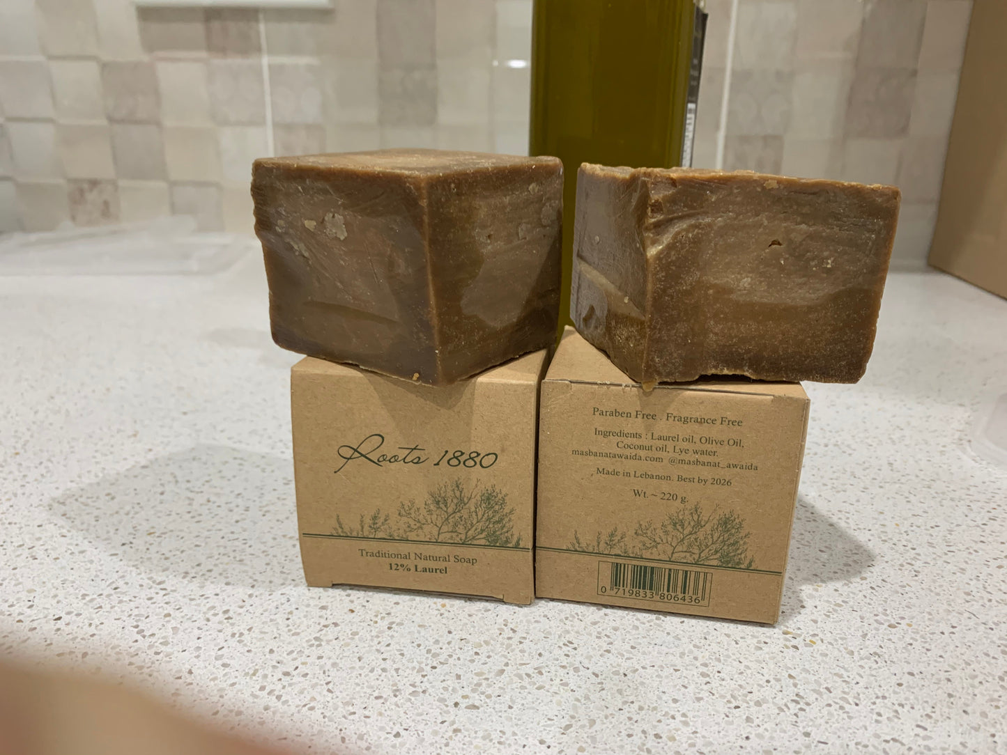 LAUREL and Olive Natural Soap - Five Years Cured (4 Bars)