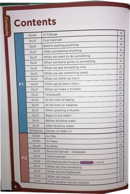 An Nasihah Islamic Curriculum Surah & Du'a Level (1-8) hardcover