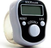 Handheld Finger Counter with light