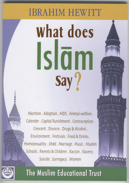 What does Islam Say?
