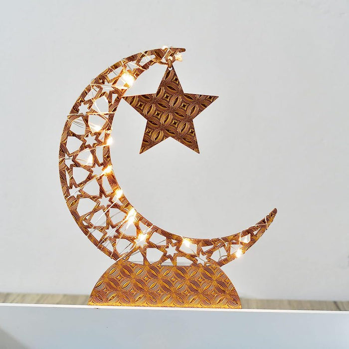 Eid Ramadan Moon Star Tray Table Decor