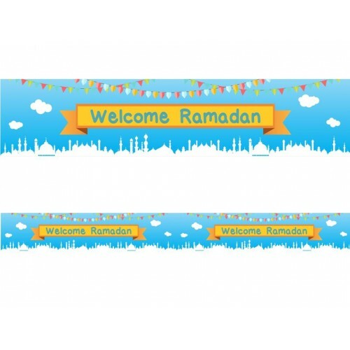 Welcome Ramadan - Double Banner (English Text Only)