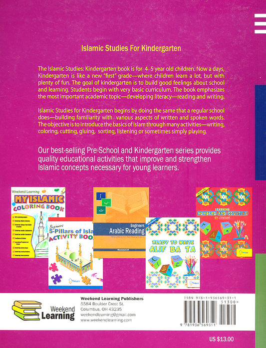 Weekend Learning Islamic Studies Level KG