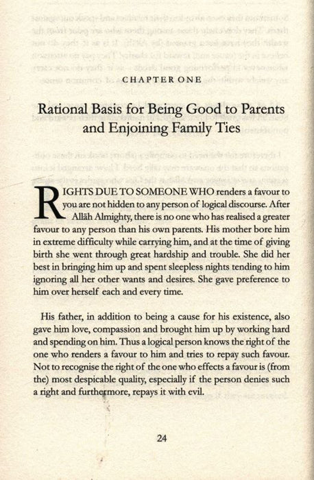 At Their Feet: Piety Towards Parents