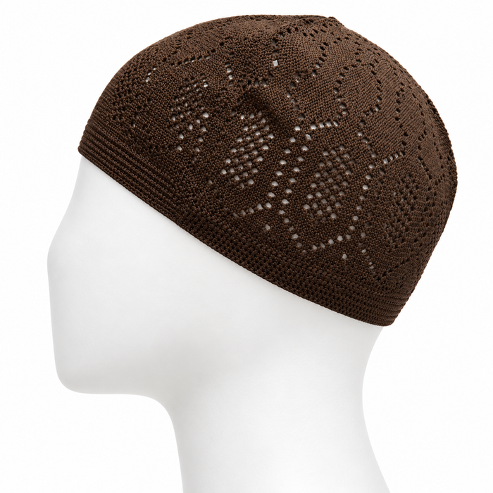 100% Cotton Open-Knit Kufi Cap