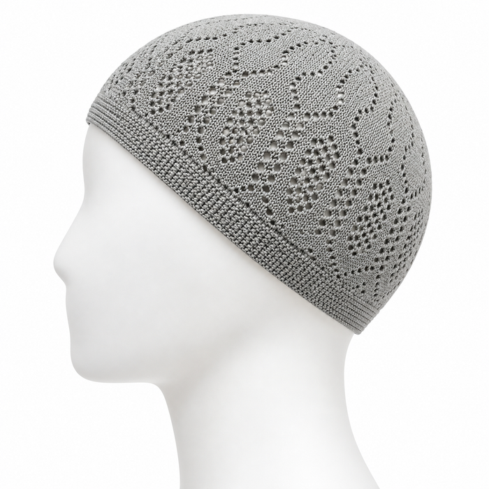 100% Cotton Open-Knit Kufi Cap