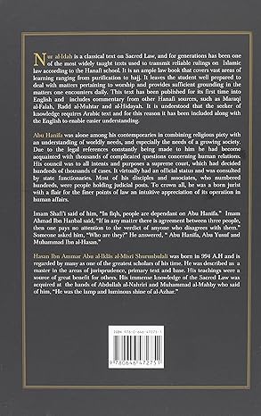 Nur al-Idah : The Light of Clarification : A Classic Manual of Hanafi Law (Hasan Shurunbulali)