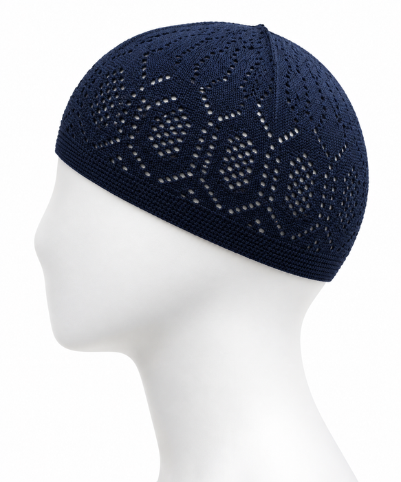 100% Cotton Open-Knit Kufi Cap