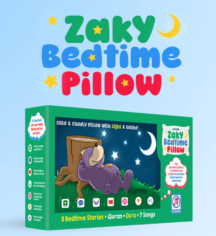 Zaky Bedtime Pillow (Pink)