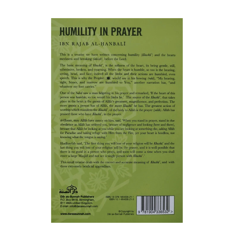 Humility In Prayer
