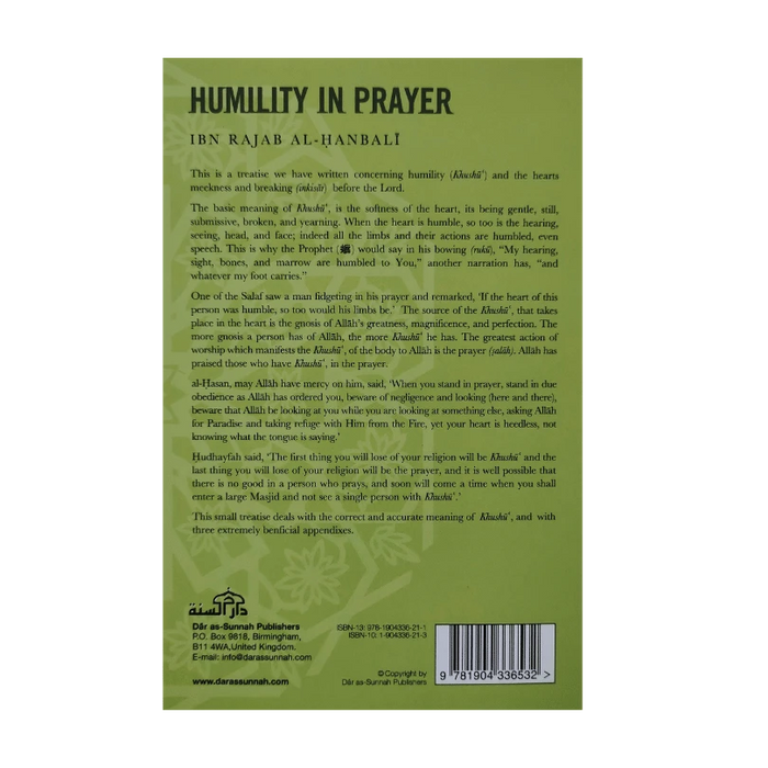 Humility In Prayer