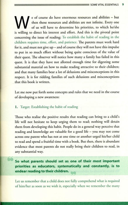 A Child Reads: Successful Family Upbringing Series Book 6
