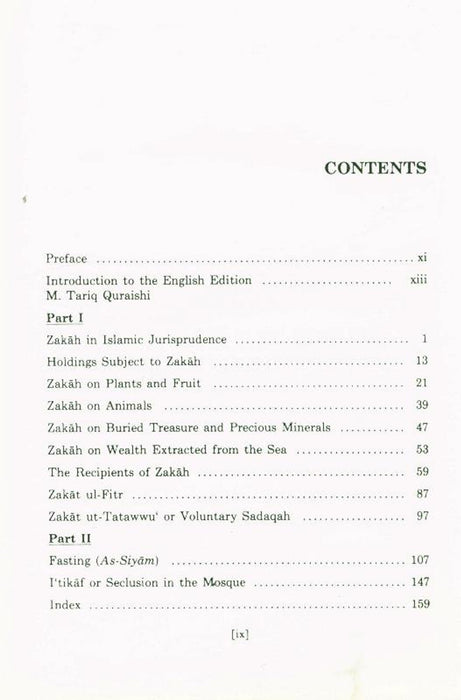 Fiqh Us Sunnah Volume 3 : Alms Tax and Fasting