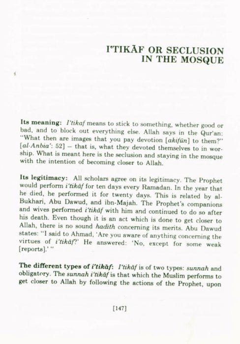 Fiqh Us Sunnah Volume 3 : Alms Tax and Fasting