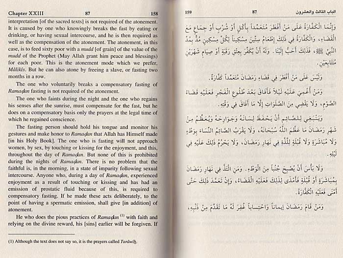 The Risala By Ibn Abi Zayd al-Qayrawani (Arabic/English)
