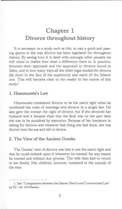 Divorce: Its History Legislation and Modern Reality