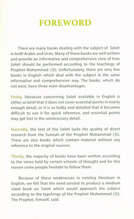 A Guide to Salah (Prayer)