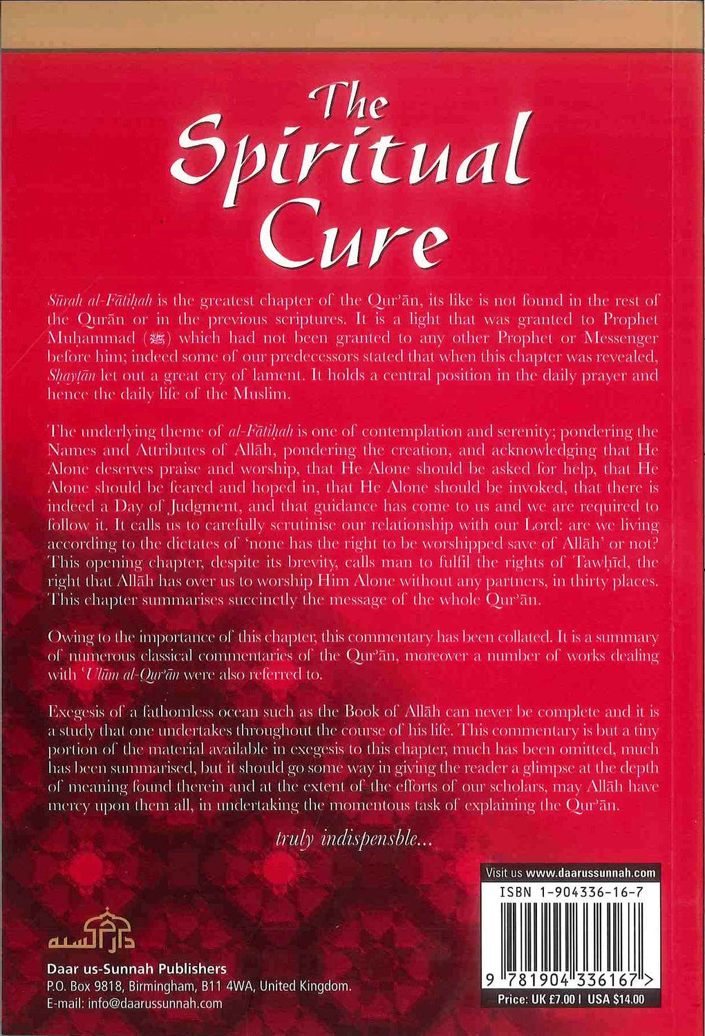 The Spiritual Cure