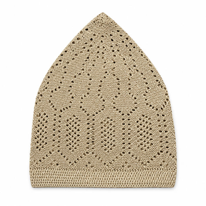 100% Cotton Open-Knit Kufi Cap