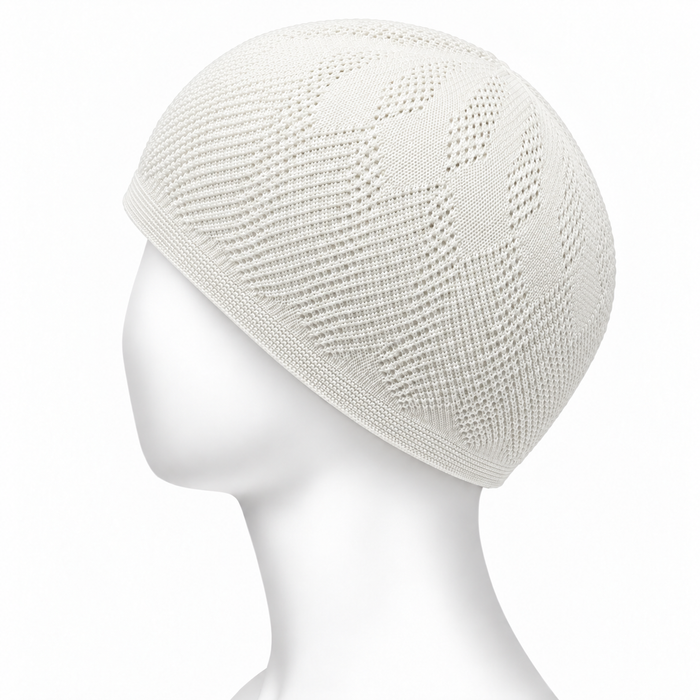 100% Cotton Open-Knit Sunnah Cap