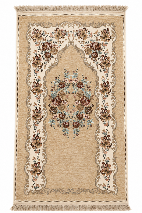 Premium Turkish Floral Prayer Mat