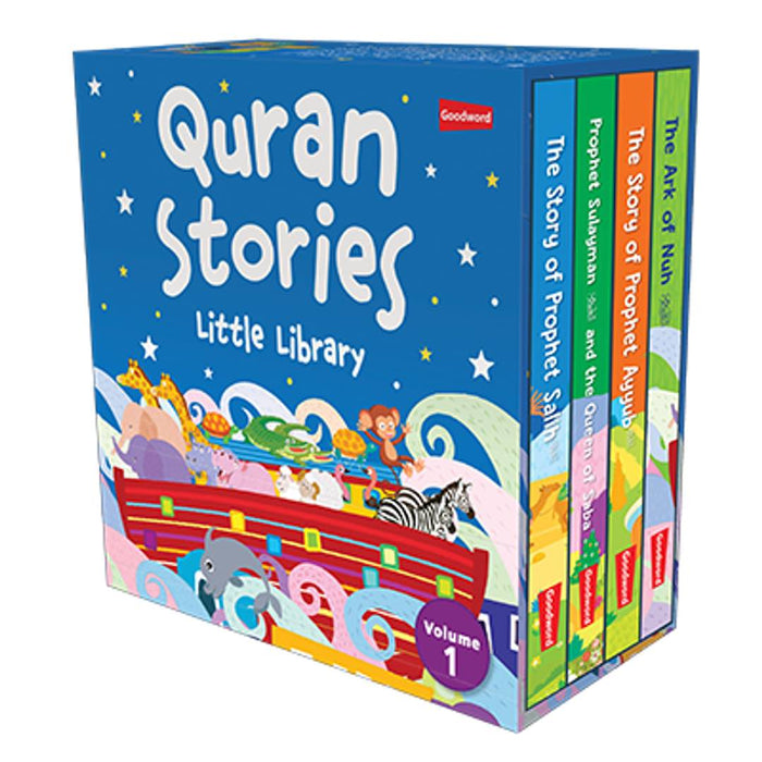 Quran Stories - Little Library - Vol. 1 (4 Board Books Set)