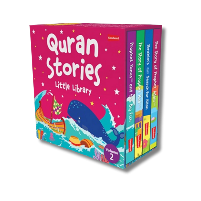 Quran Stories - Little Library - Vol. 2 (4 Board Books Set)