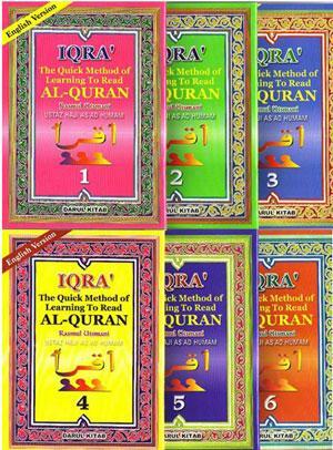 IQRA – The Quick Method of Learning To Read Al-Quran (6 Book Set) ( Available now at the shop)
