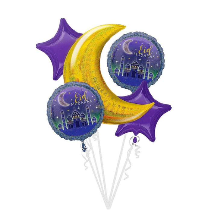 Eid Mubarak Balloon Party Pack 5pc