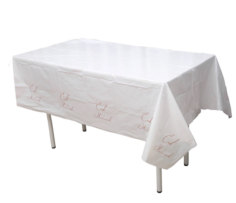 Eid Mubarak Disposable Tablecloth (130x220cm)