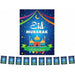 Confetti - Flags - Eid Mubarak - Blue - Confetti - (10Pk)