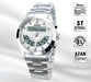 Al-harameen Dual Time Watch HA-6102 SW