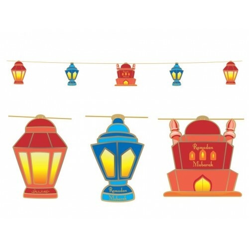 Hanging Display - Lanterns (Red & Blue)