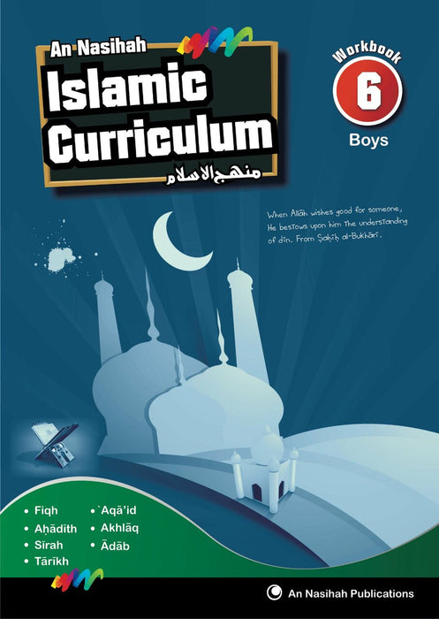 An Nasihah - Islamic Curriculum Book 6 Boys TB/WB Set