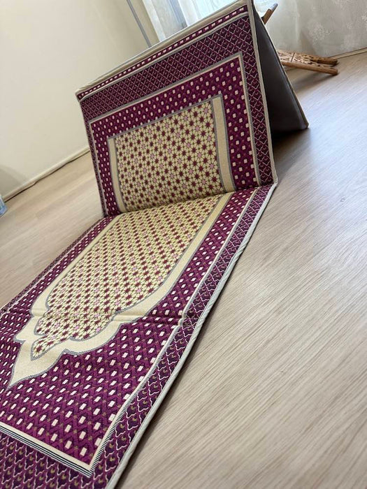 Padded Prayer Mat with Back Support