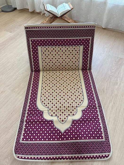 Padded Prayer Mat with Back Support