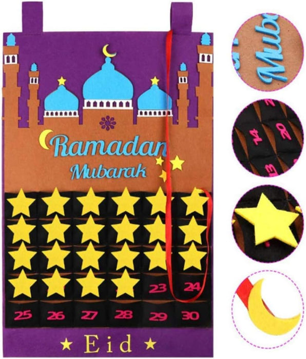 Ramadan Felt Calendar Countdown to Eid