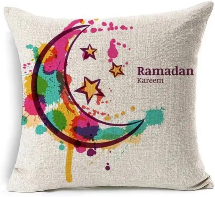 Ramadan Linen Cushion Covers 45x45cm