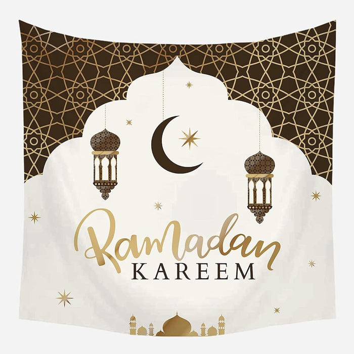 Ramadan Hanging Background Tapestry Linen (130 x 150cm)