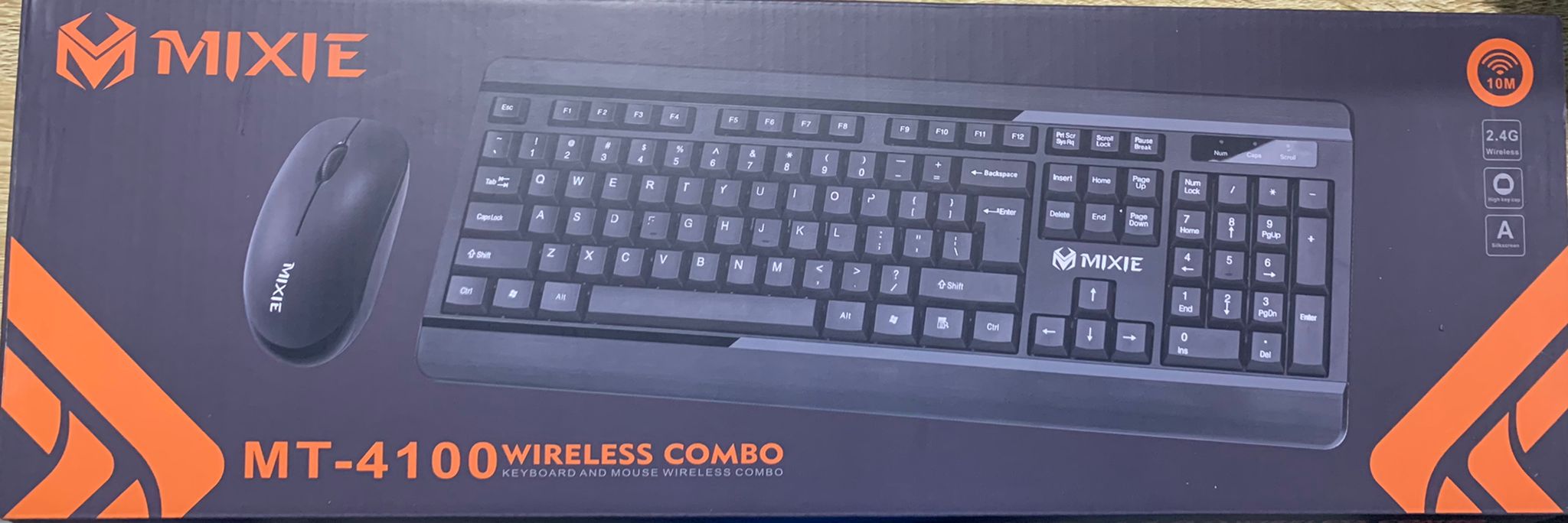 Arabic Wireless Keyboard and Mouse Set