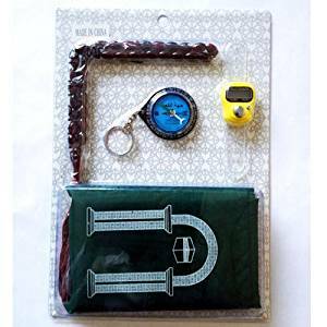 Prayer mat, finger counter, compass and prayer beads whole set sell